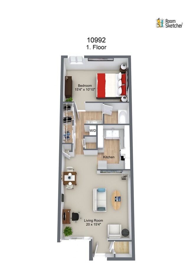 1 BR, 1 BA - Village Park