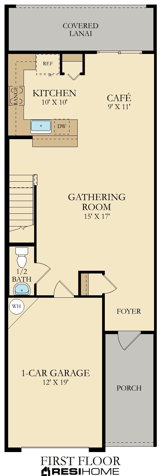 Floorplan - Spartina Cove Rental Homes