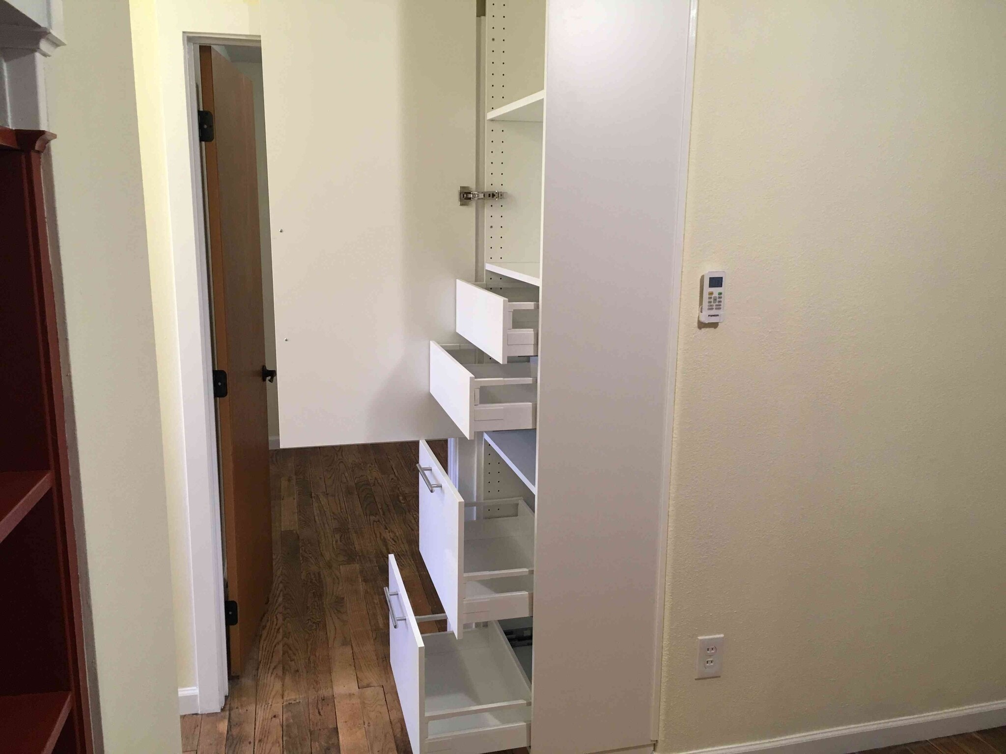 Laundry Storage Cabinet side view - 5007 SW Custer St