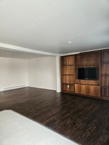 Built in tv entertainment center. - 452 N Van Buren St