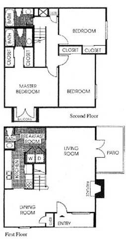 Floorplan - Woodcreek Hollister Apartments