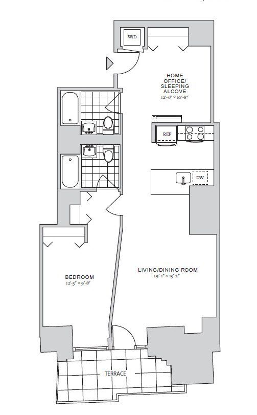 Floorplan - 70 Pine Apartments