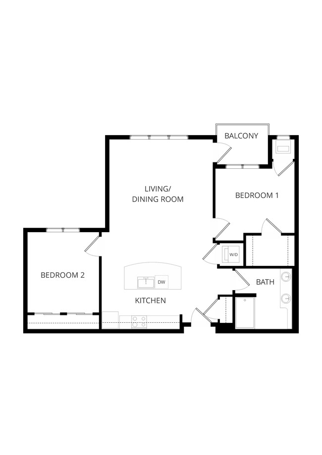 Floorplan - Gatsby Apartments