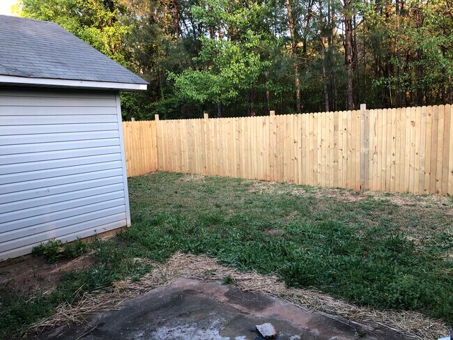 Fenced backyard - 2618 Wren Cir