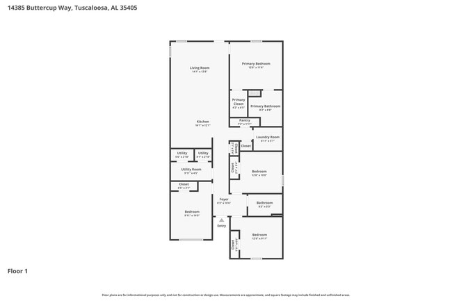 Building Photo - Spacious Four Bedroom for Rent in Tuscaloosa, AL!