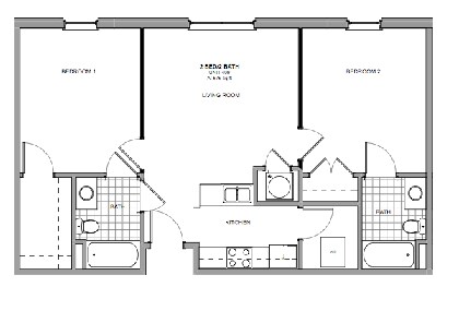2BR/2BA - Dill Building