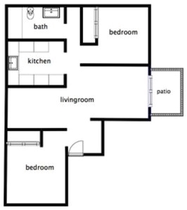 Plan C - Mesa Verde Apartments