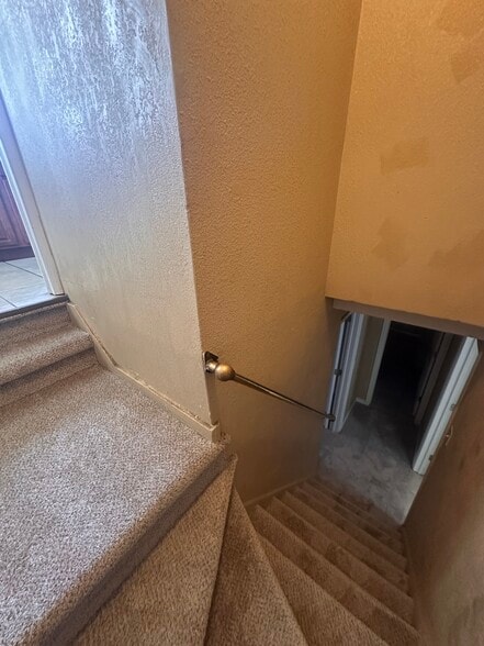 Stairs to basement - 814 Julian St