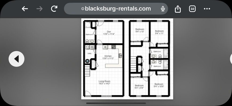 Floor plan - 834 Patrick Henry Dr