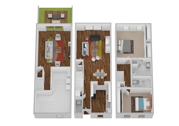 Floorplan - Indian Creek Apartments and Townhomes