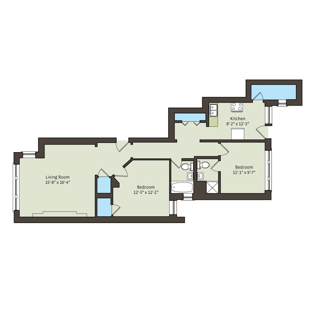 Floorplan - 5335-5345 S. Kimbark Avenue