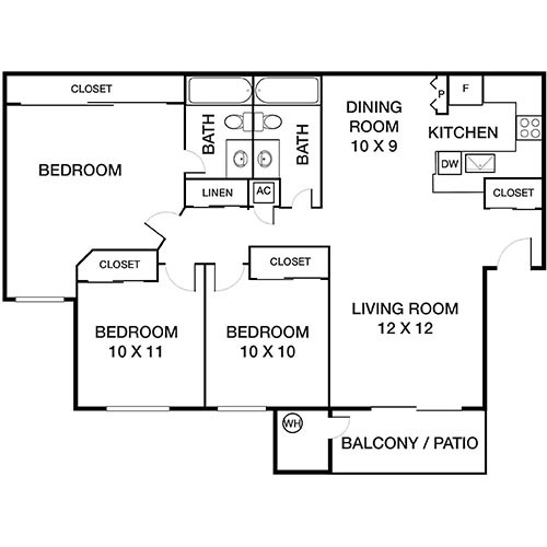 Floorplan - Indian Oaks