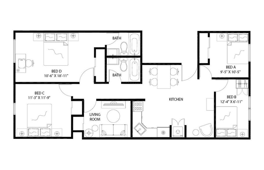 Building Photo - Room in Shared 4 bed/2 bath home