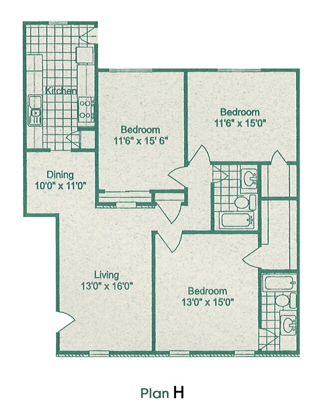Floorplan - Amherst Apartments
