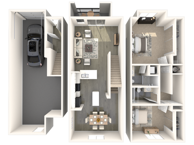 Floorplan - Palazzo Townhomes