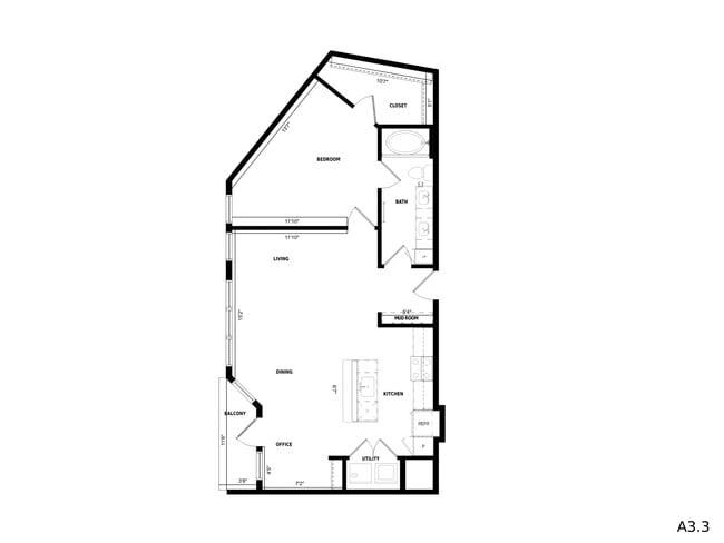 Floorplan - Standard on the River