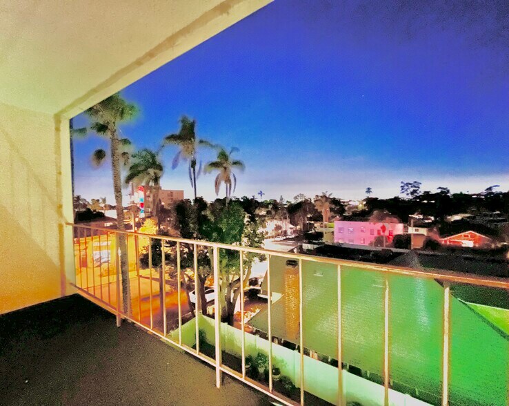 Patio View At Night - 3450 2nd Ave