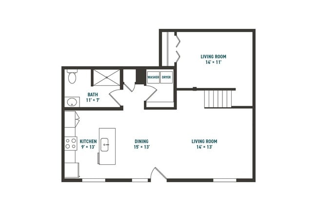 Supernova Deluxe 1x1 893 - Northside Apartments