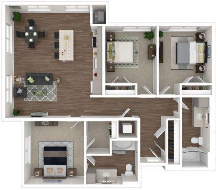 Floorplan - Cadence Apartments