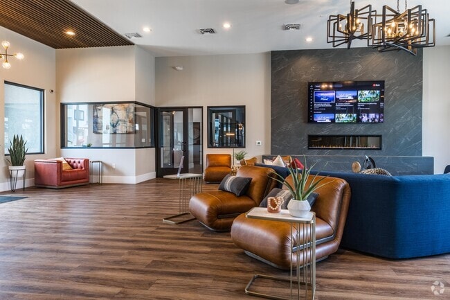 Resident Clubroom with Demonstration Kitchen - Summit on Boulder