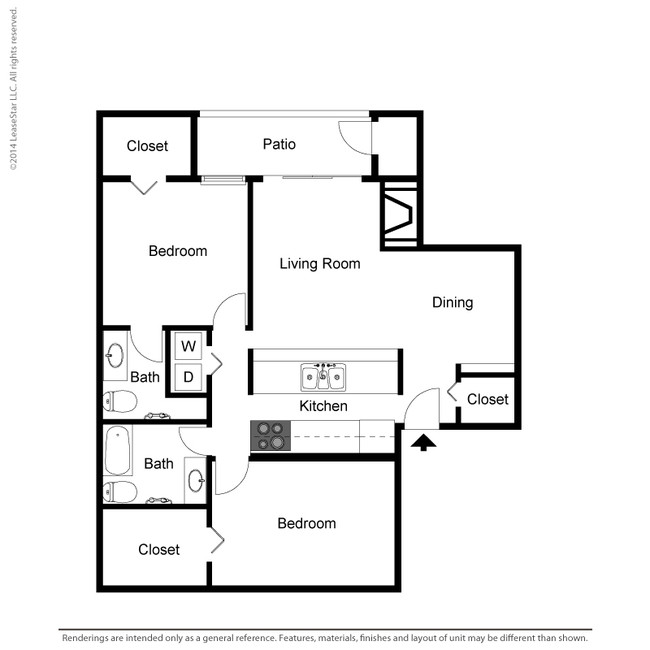 Floorplan - Silverton Apartment Homes