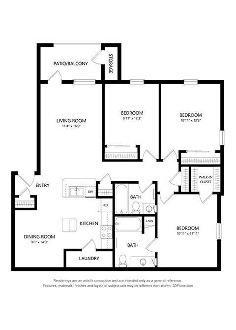 Floorplan - Signature at Southern Oaks