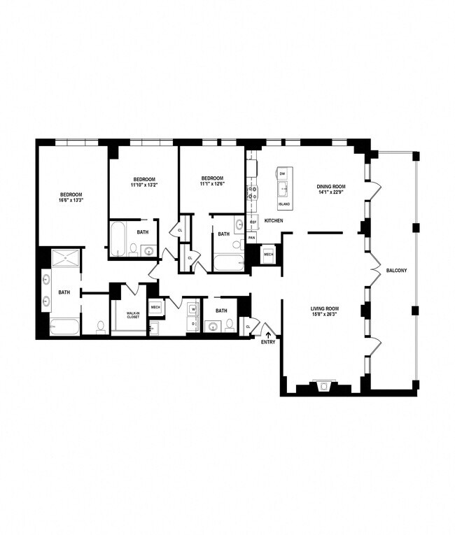 Floorplan - The Woodley