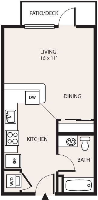 Floorplan - Reserve at SeaTac Senior Affordable Living