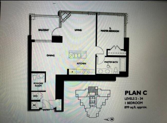 Building Photo - Stunning 1 bedroom, 1.5 bath in The Grande...