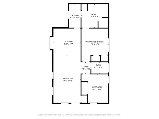 2D Floorplan - 109 E Thompson Ave