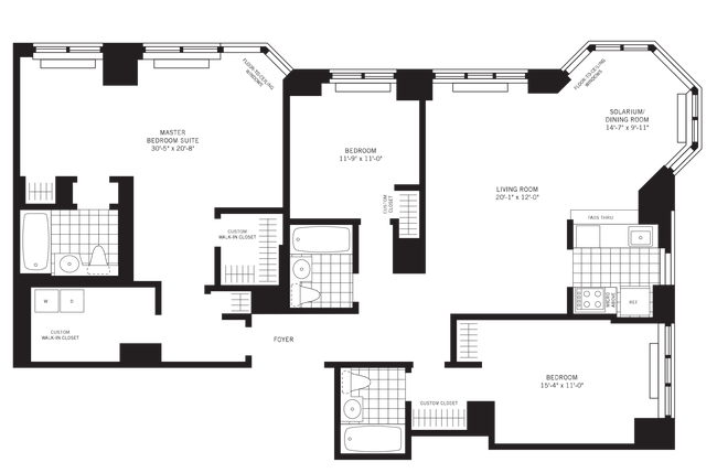 Floorplan - Tribeca Tower