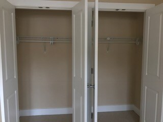 Wall of closets, bdrm - 4840 MacArthur Blvd NW