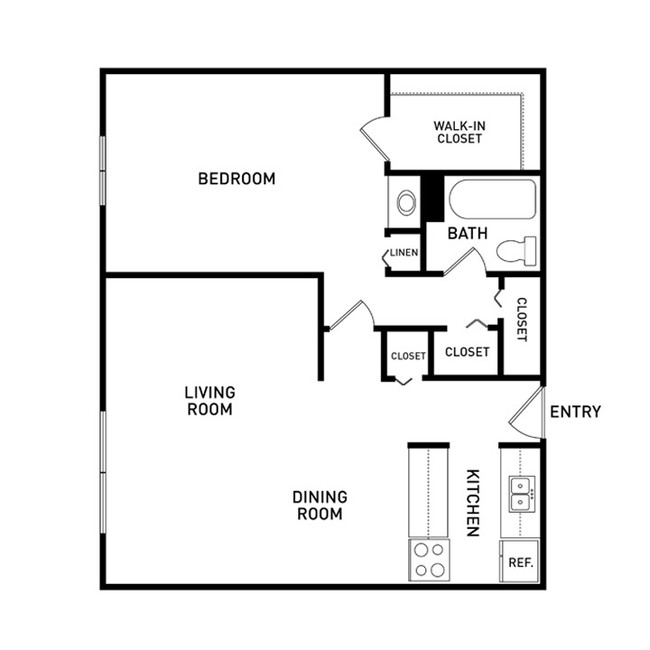 Floorplan - The Oaks Apartments