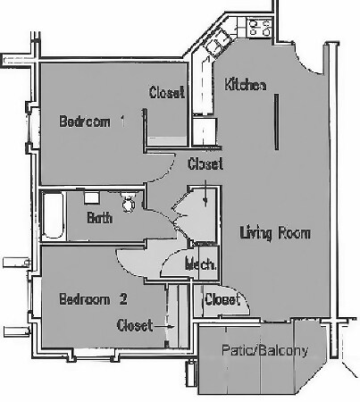 2BR/1BA - Park Meadow