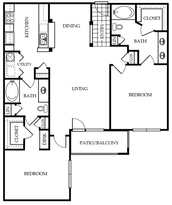 Floorplan - Lakeside at La Frontera