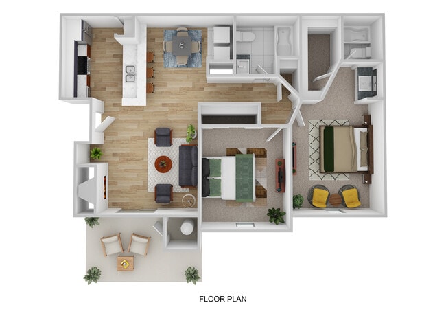 B3 Floor Plan - The Lantern