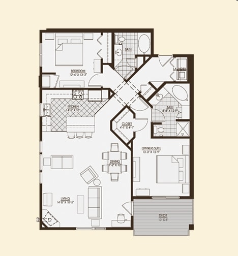 2BR/2BA - Park Crest on Nicollett