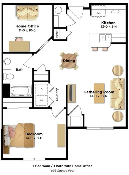 Interior Photo - Hidden Hills Apartments