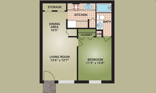 Floorplan - Beckley Townhomes