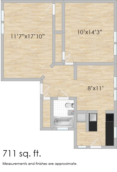 Floorplan - 638-642 Harrison St.