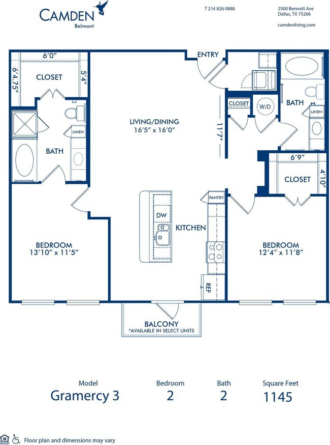 Floorplan - Camden Belmont