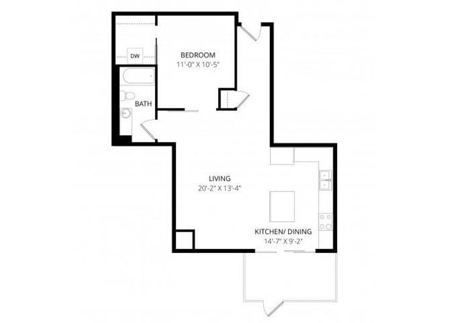 Floorplan - Lofts at Farmers Market