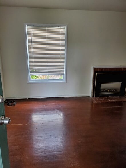 Living room fireplace - 1329 Parker St