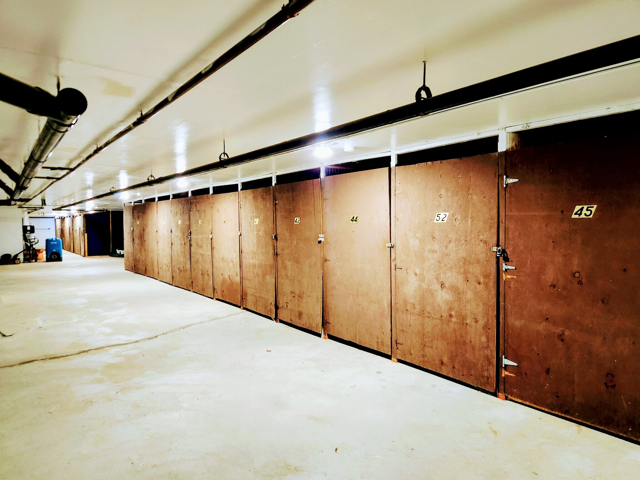 Designated storage unit in a secured area right downstairs - 24 West Rd