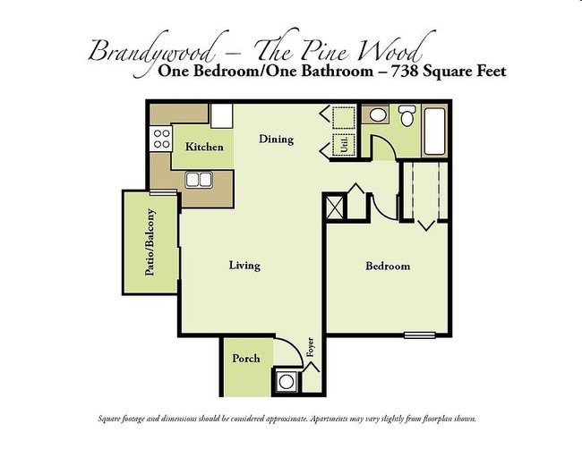 1BR/1BA - Brandywood Apartments