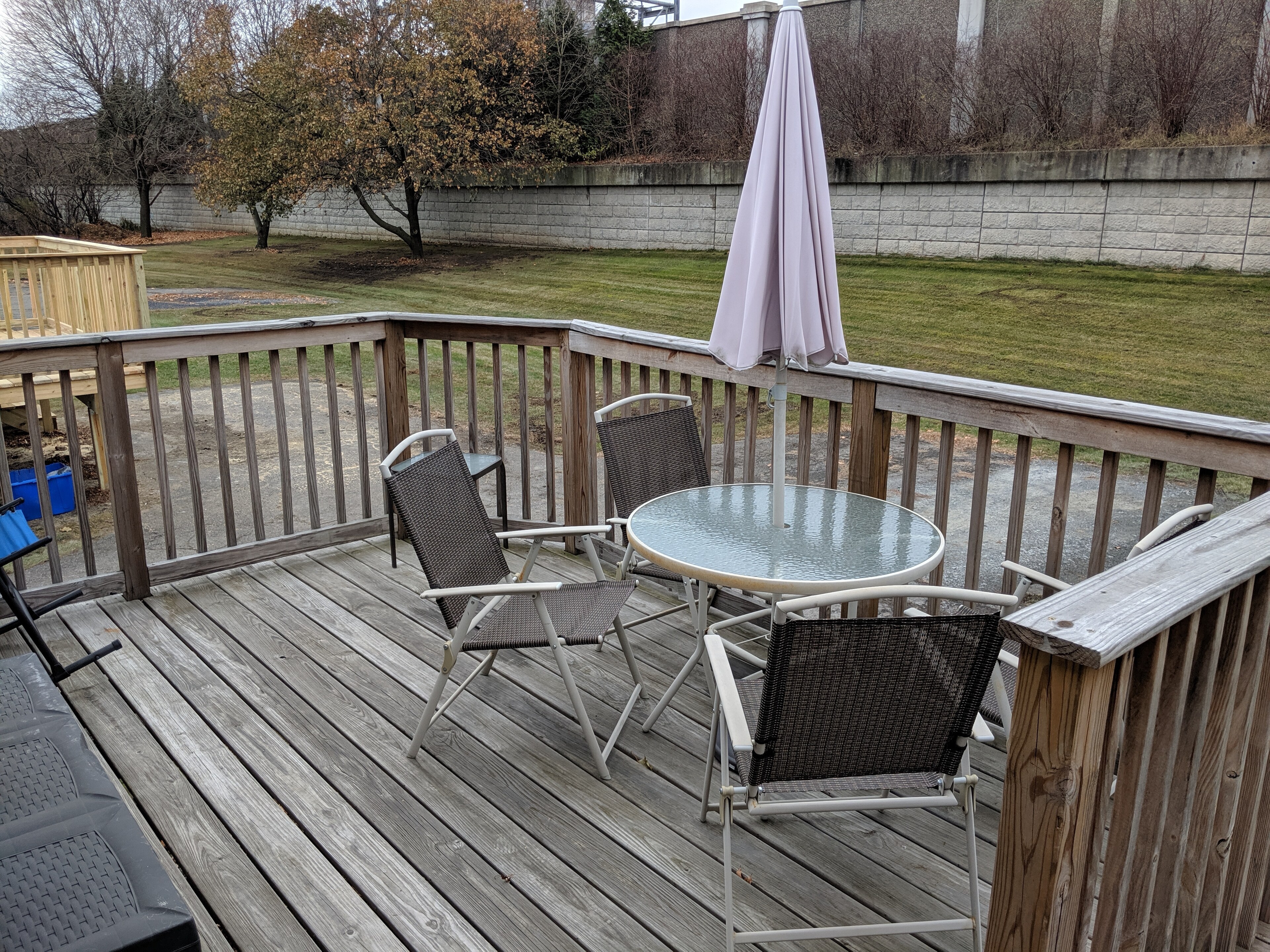 Rear Deck, Yard and Parking - 224 S Sage Cir