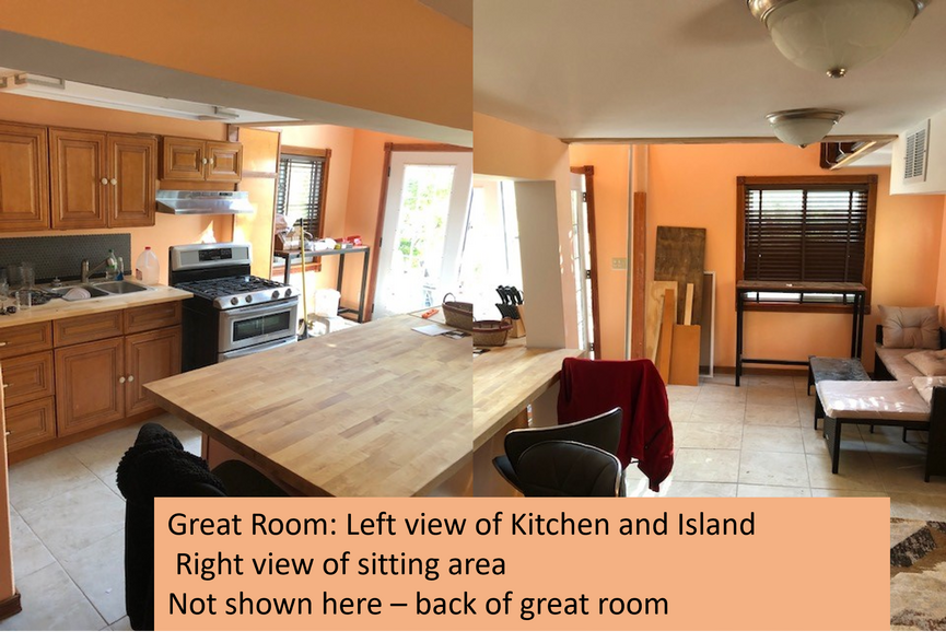 View of Open Kitchen at Lake Level - 9031 E Circle Dr S