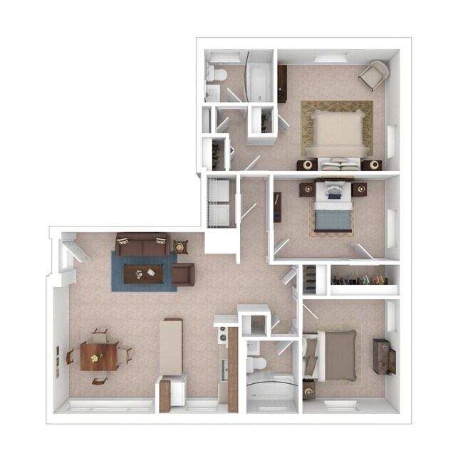 Floorplan - Carver Terrace Apartments