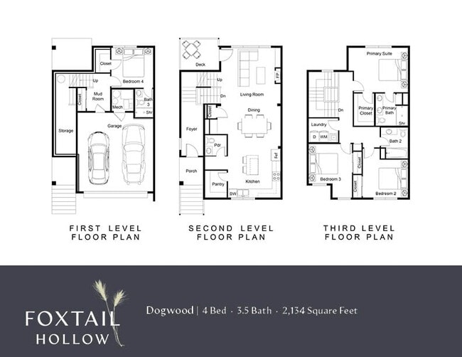 Floorplan - Foxtail Hollow Townhomes