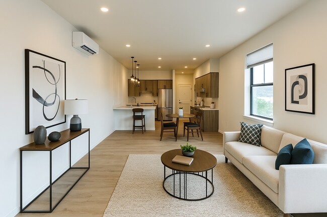 Living and Dining Room - Eliason Square Apartments